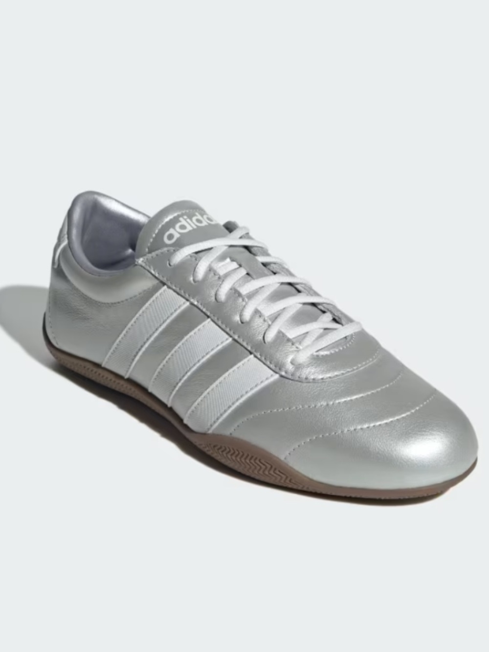 Adidas Silver Metallic Grand Court Lo Shoes